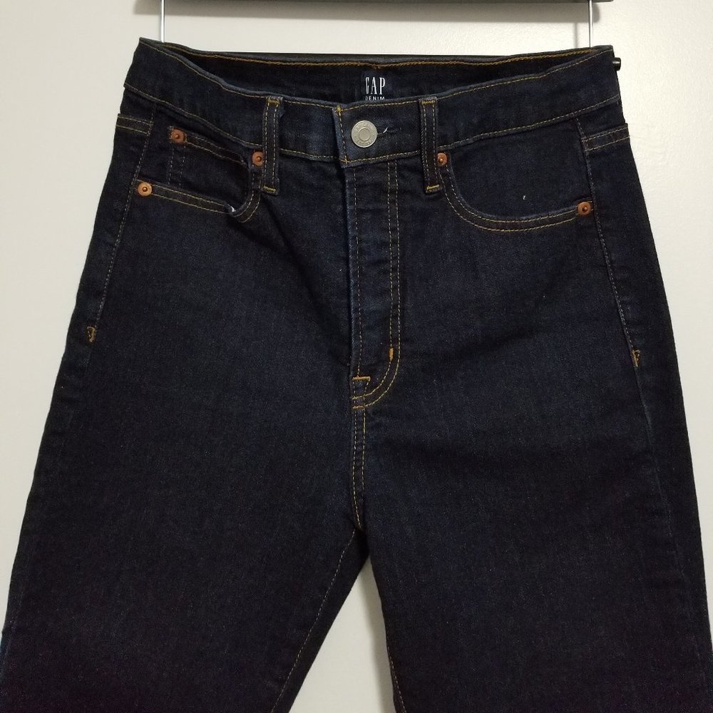 Gap Sky High True Skinny Jeans - Dark Rinse 29P/8